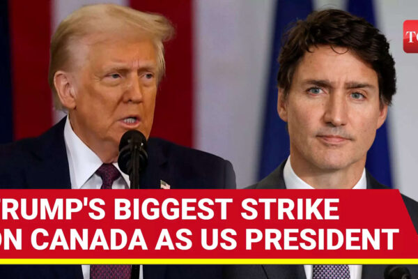 Trump Breathes Fire At Canada; Shocks Trudeau With 25% Tariffs From Feb 1