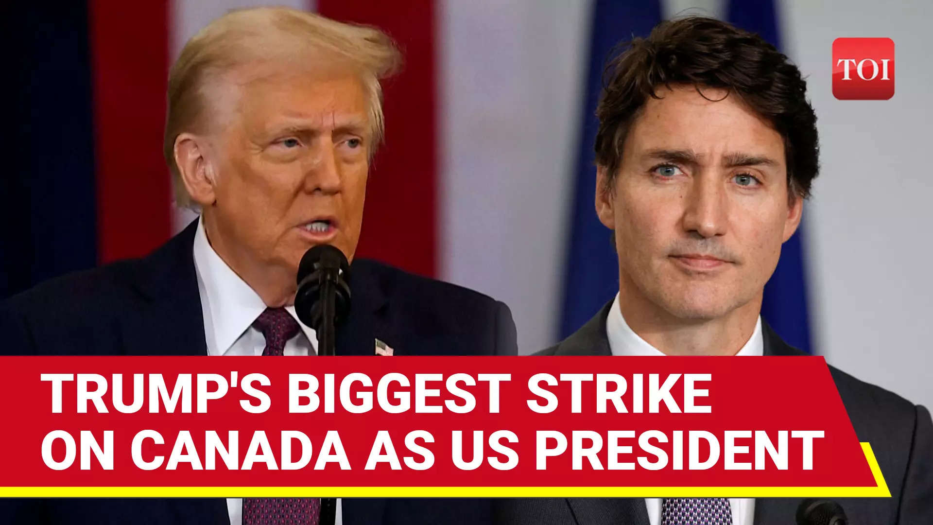 Trump Breathes Fire At Canada; Shocks Trudeau With 25% Tariffs From Feb 1