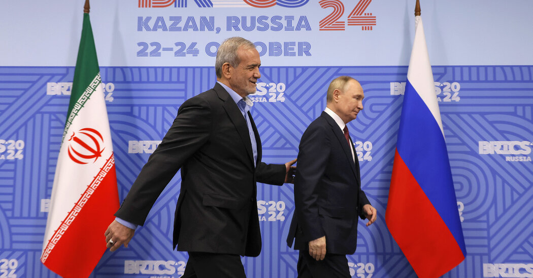 Iran’s Leader in Moscow to Sign Cooperation Treaty With Russia