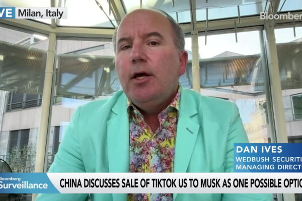 Watch China Selling TikTok to Musk Makes Sense, Ives Says