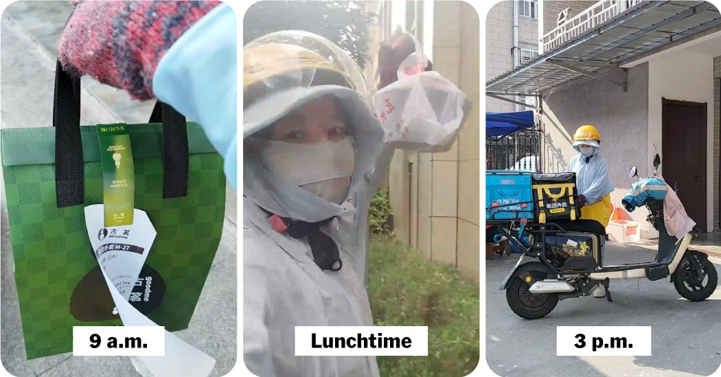 A Day in Life of a Chinese Food Delivery Worker