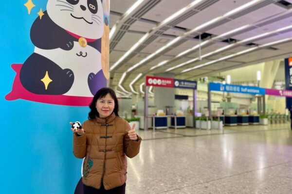 Mable Chan inspects West Kowloon station as operators prepared for LNY travel rush