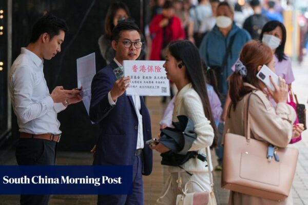 Hong Kong life insurance sales set record as Middle East, Southeast Asia buyers rush in