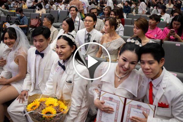 Thai Couples Marry After Same-Sex Marriage Is Legalized