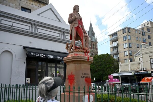 Australia Day Protesters Vandalize Melbourne and Sydney Statues