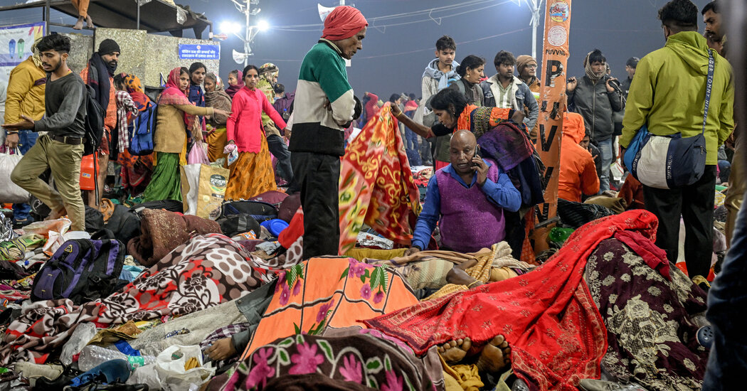 In Photos: The Aftermath of the Maha Kumbh Mela Stampede