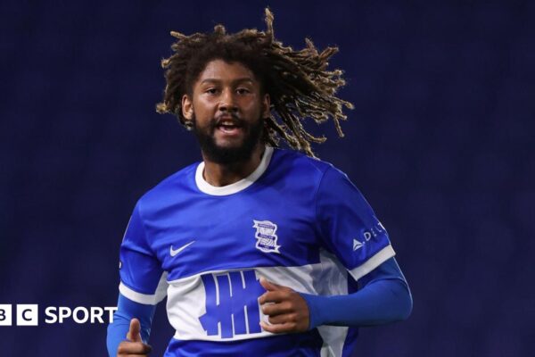 Dion Sanderson: Blackburn sign Birmingham defender on loan Dion Sanderson in action for Birmingham City