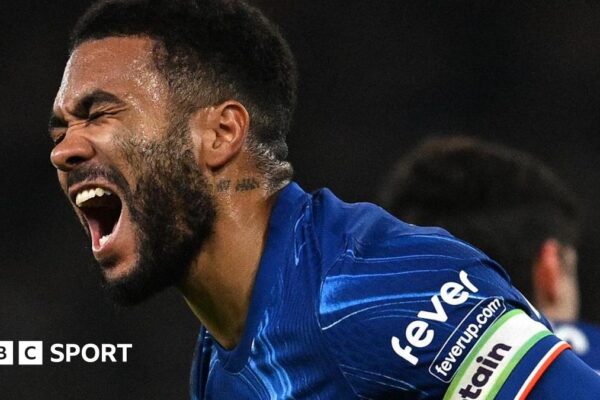 Reece James celebrates