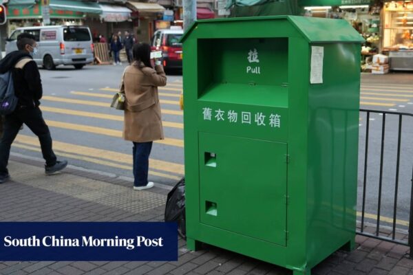 Authorities start removing illegal clothes recycling bins from Hong Kong streets