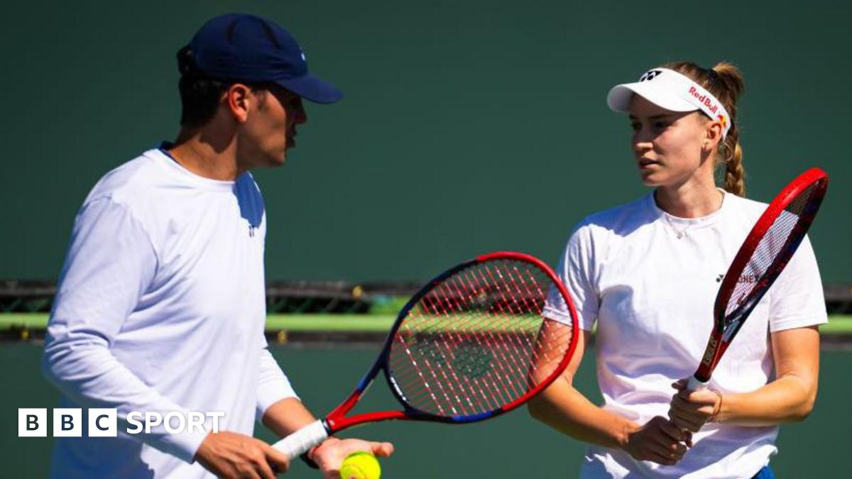 Stefano Vukov and Elena Rybakina