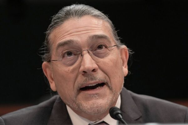 U.S. Census Bureau Director Robert Santos, testifies during a House Committee on Oversight and Accountability hearing on oversight of the U.S. Census Bureau, Thursday, Dec. 5, 2024, on Capitol Hill in Washington. (AP Photo/Mariam Zuhaib, File)