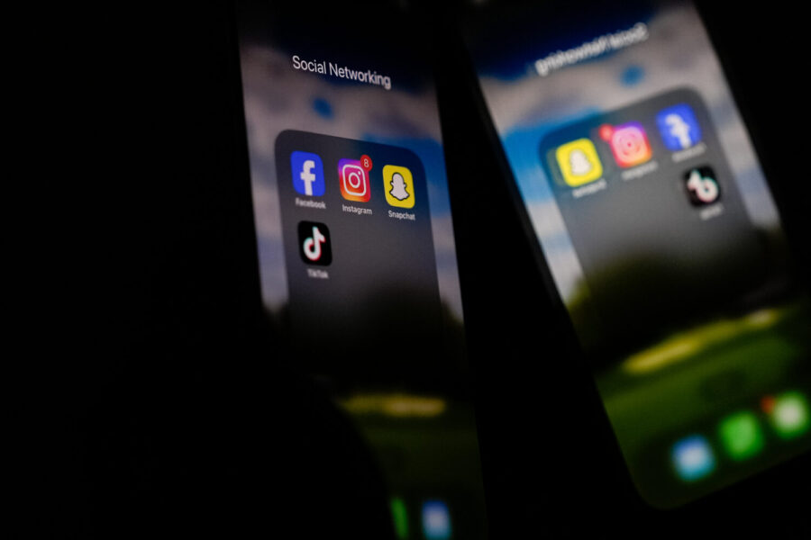 MELBOURNE, AUSTRALIA - NOVEMBER 30: In this photo illustration, social media networking apps are di...