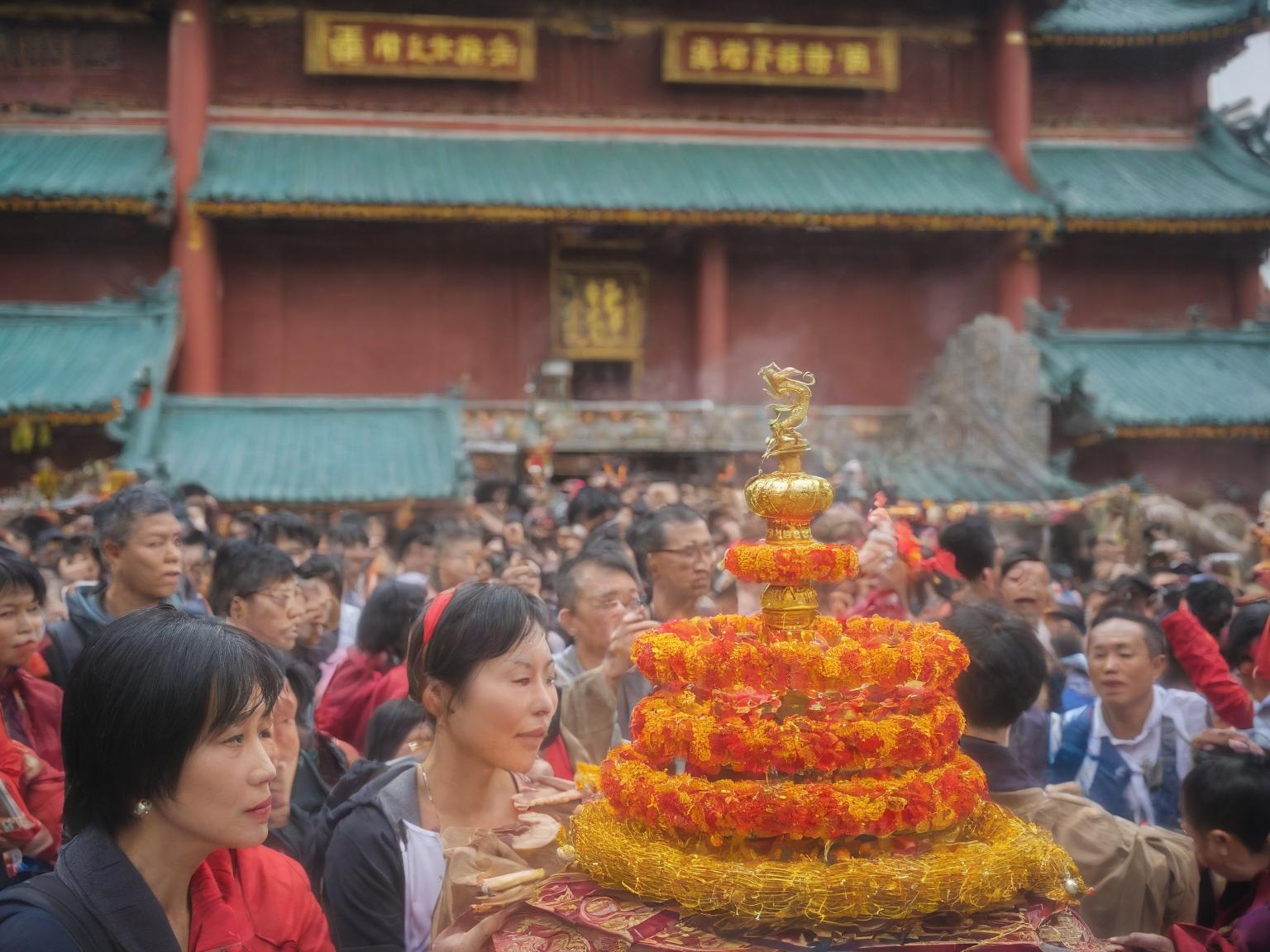 Vibrant Lunar New Year Rituals in Hong Kong: Devotees Seek Blessings at Wong Tai Sin Temple for the Year of the Snake