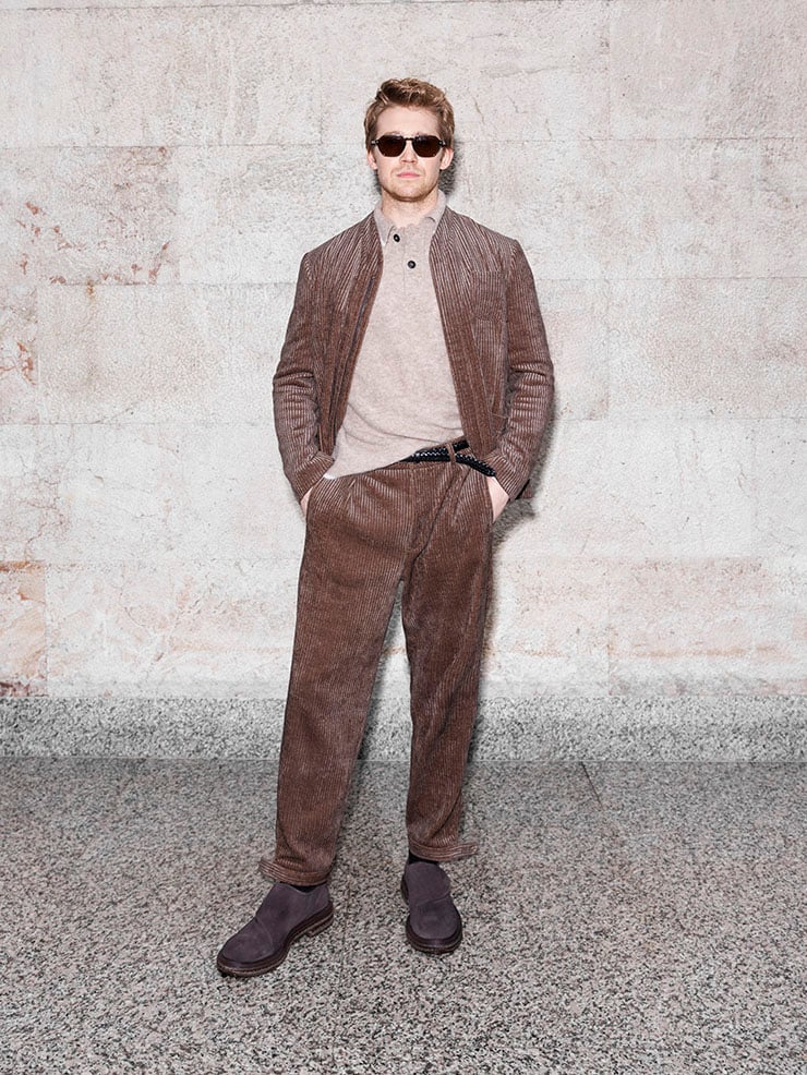 Celebrities at the Giorgio Armani Fall 2025 Men’s Show