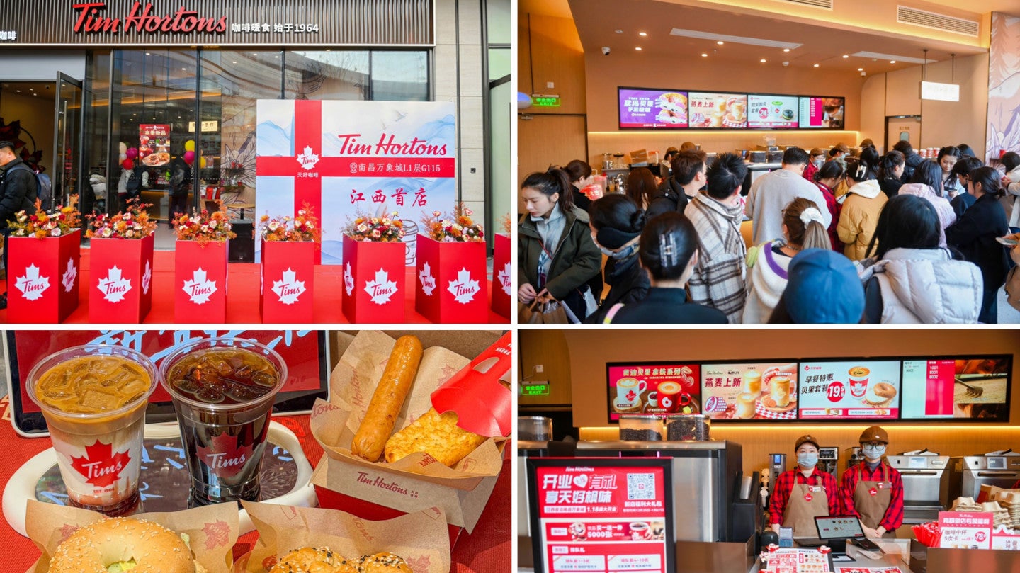 Tims China opens first store in China’s Nanchang city