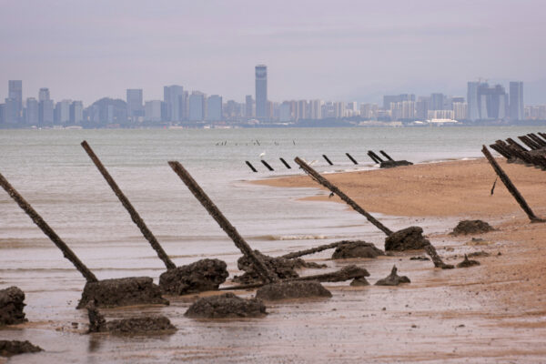 Anti-Tank Obstacles in Kinmen, Taiwan