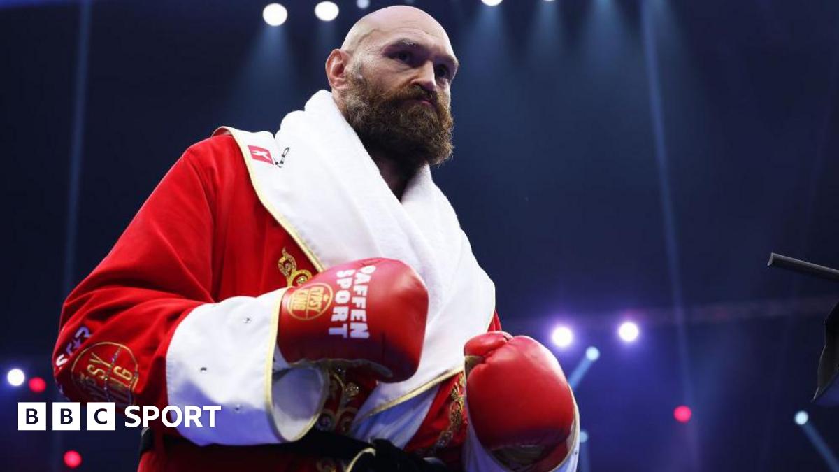 Tyson Fury before fighting Oleksandr Usyk