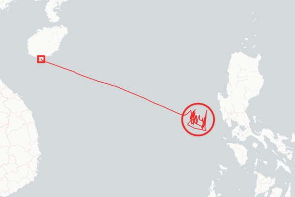 Map Shows Chinese 'Monster Ship' Movements in South China Sea