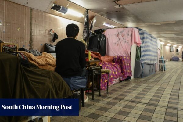 Hong Kong’s homeless flock to shelters, but some left shivering on streets