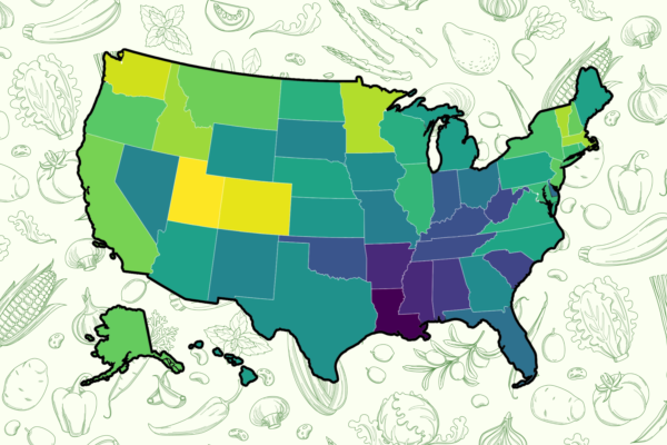 Healthiest Eating US States Revealed by Maps