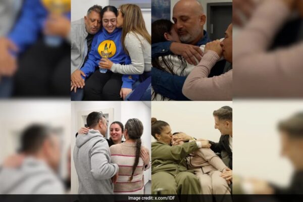 Emotional Reunions For 4 Israeli Women Hostages Back Home Emotional Reunions For 4 Israeli Women Hostages Back Home