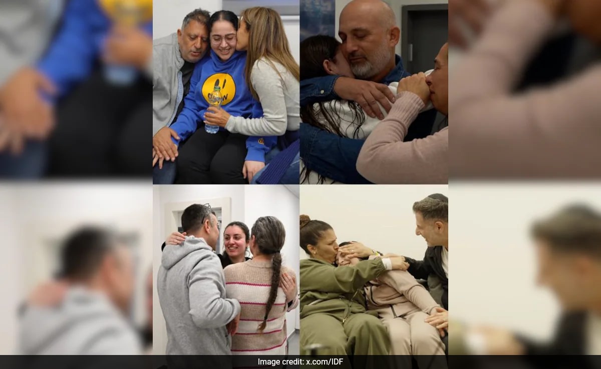 Emotional Reunions For 4 Israeli Women Hostages Back Home