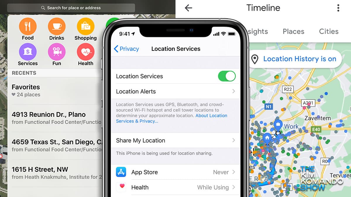 Delete location sharing apps – How to share in the ones you use