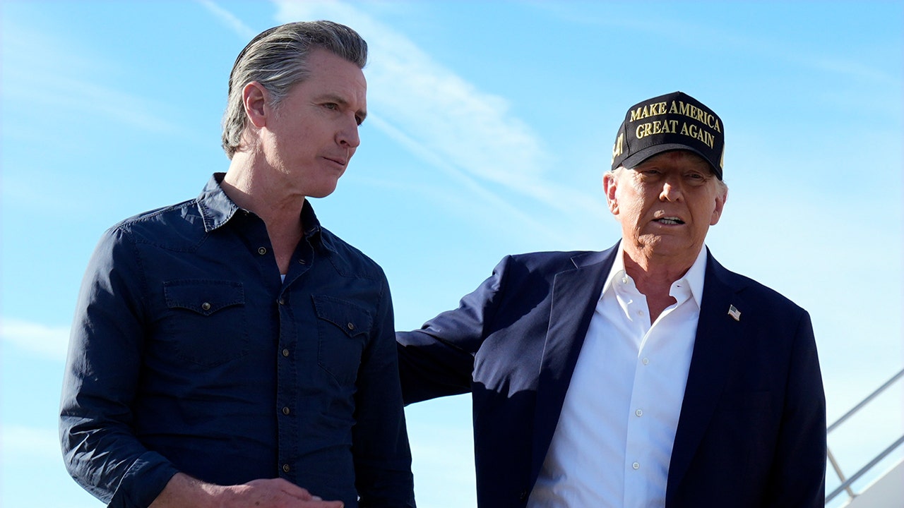 Newsom thanks Trump for coming to California to tour fire damage