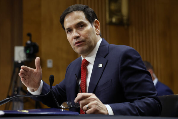 Rubio Speaks During Confirmation Hearing