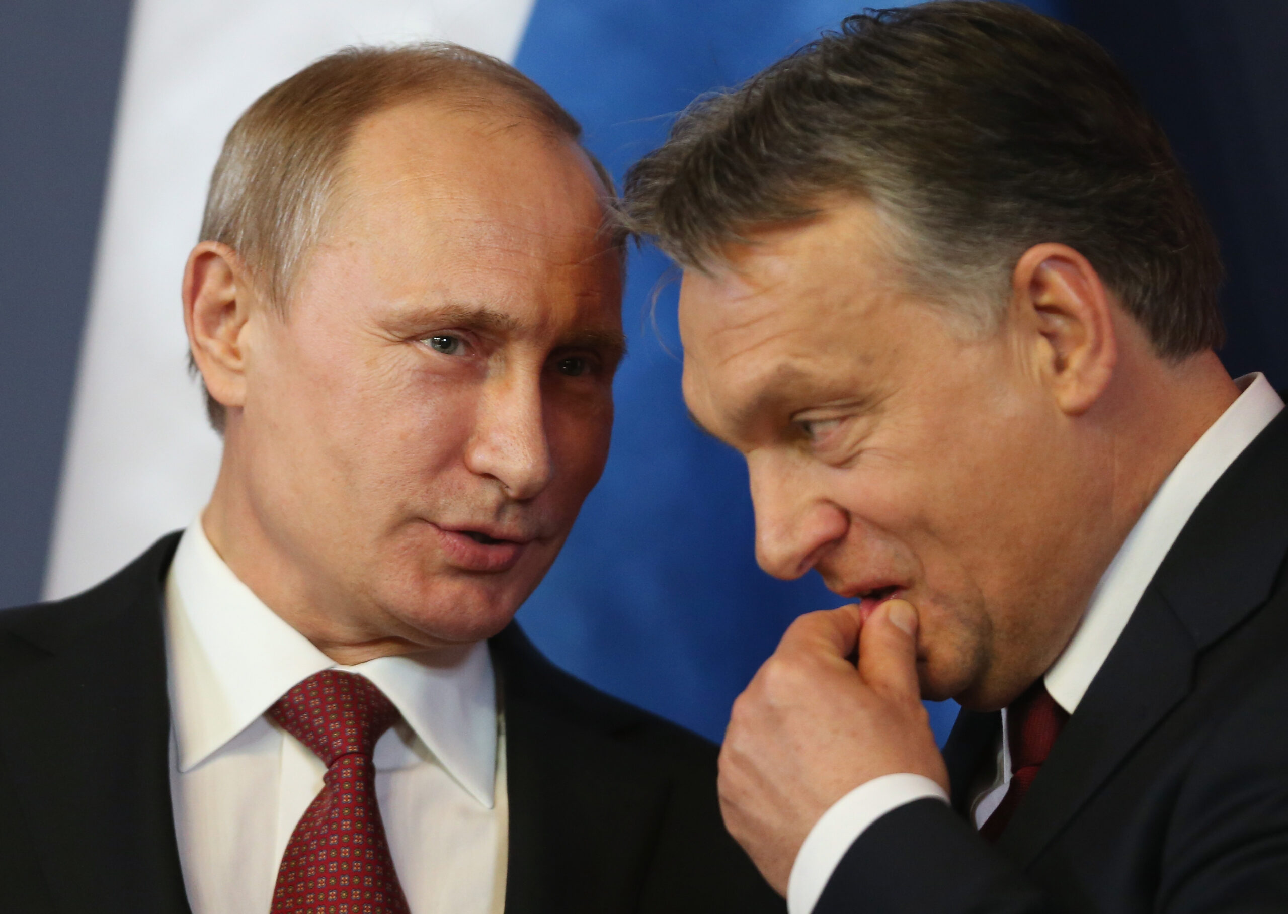Russian President Vladimir Putin and Viktor Orban