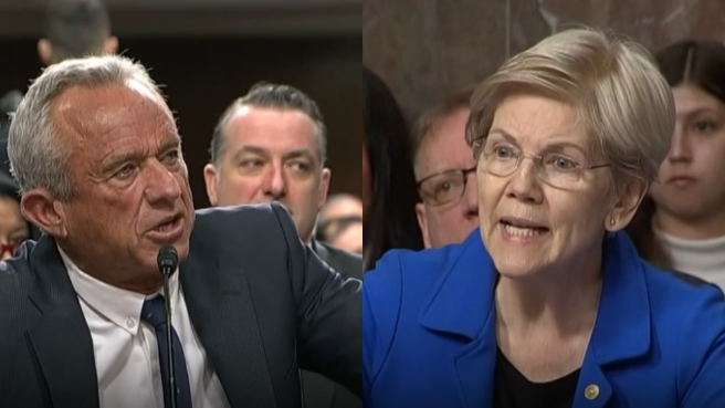 Warren argues with RFK Jr. during Senate confirmation hearing﻿