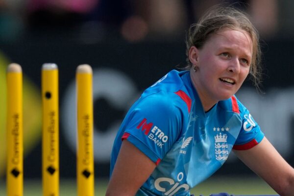 England's Lauren Filer, Women's Ashes (Associated Press)