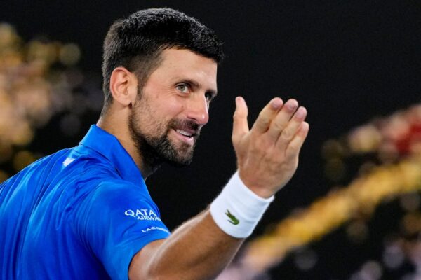Novak Djokovic: Ten-time Australian Open champion and coach Andy Murray survive another test as Carlos Alcaraz races through | Tennis News Novak Djokovic of Serbia reacts after defeating Jaime Faria of Portugal in their second round match at the Australian Open tennis championship in Melbourne, Australia, Wednesday, Jan. 15, 2025. (AP Photo/Vincent Thian)