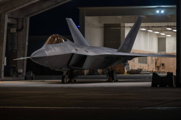 U.S. F-22 Fighter Jet Deploys at Kadena