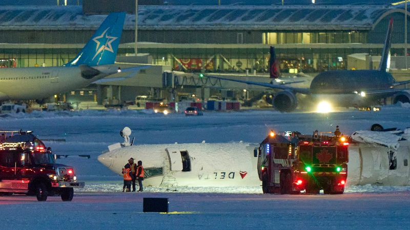 Delta plane crash: What we know about the flight over Canada that flipped on the runway