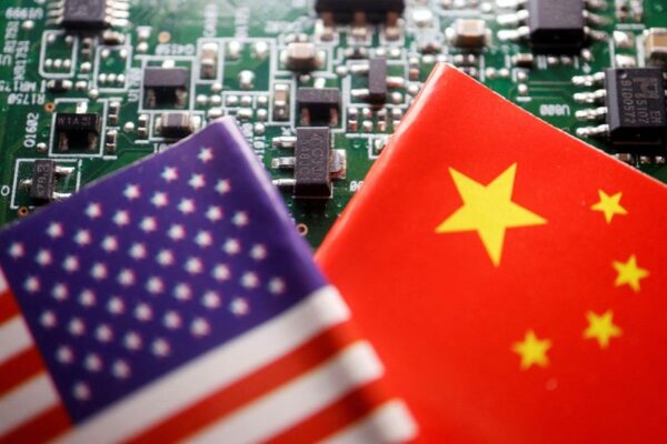 Sea of red as US-China tech war ratchets up