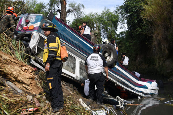 Bus Plunges off Bridge in Guatemala City, Killing at Least 53