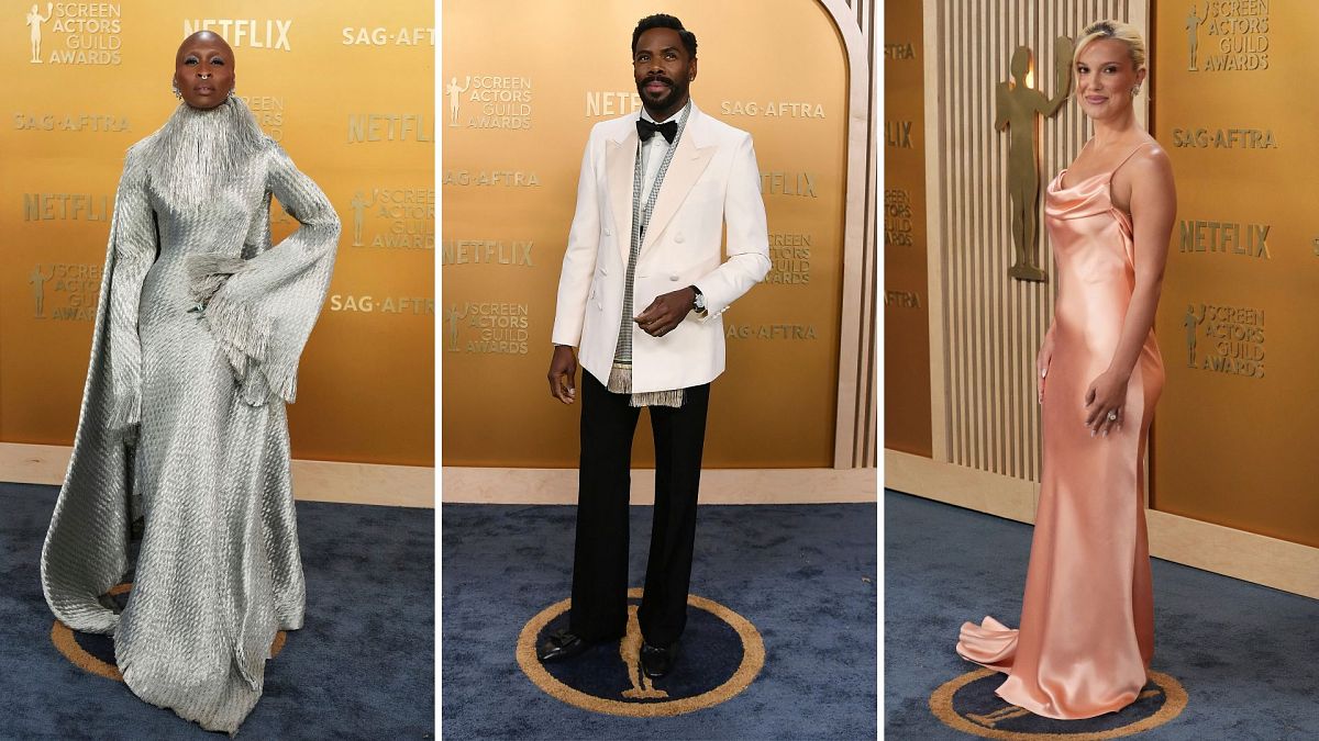 From Selena Gomez to Millie Bobby Brown: The 12 best dressed celebrities at the 2025 SAG Awards