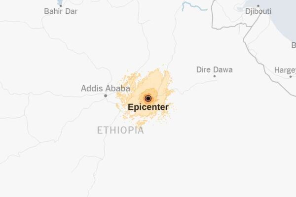 Map: 6.0-Magnitude Earthquake Strikes Ethiopia