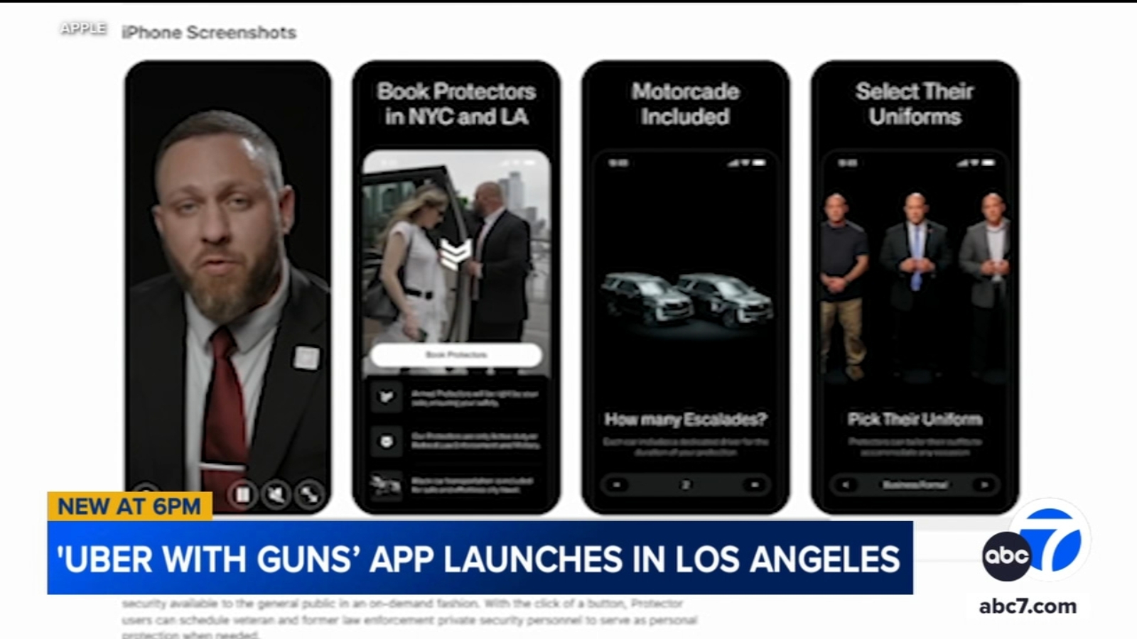 Protector app provides on-demand armed security