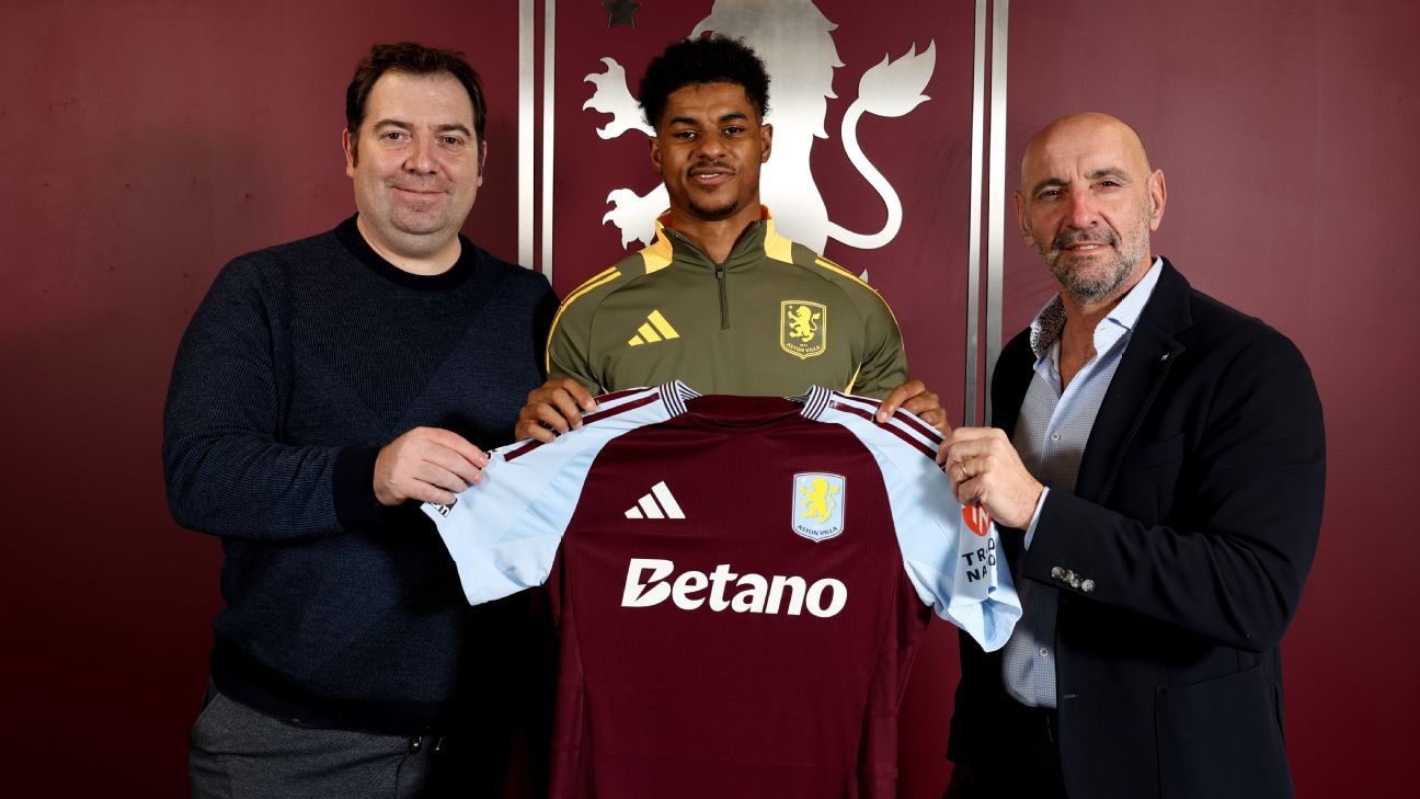 Marcus Rashford's career so far: From Man United debut to Aston Villa move