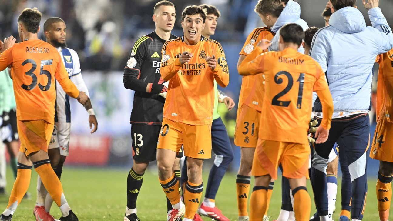 Real Madrid into Copa del Rey semis as young stars step up