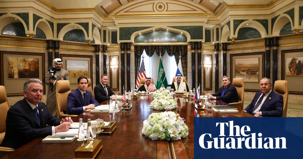 First Thing: Russian and US officials meet in Riyadh – without Ukrainians | US news