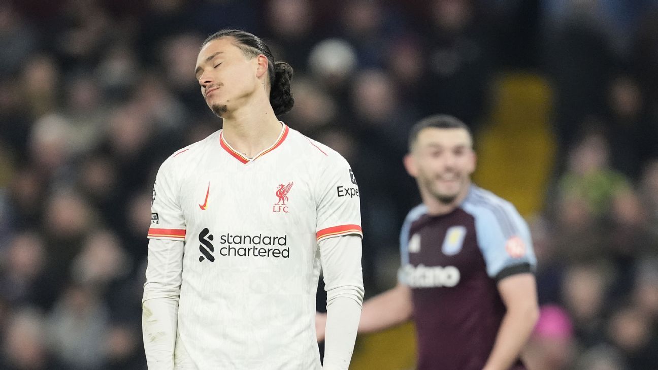 Another night to forget for Nunez as Liverpool draw at Villa