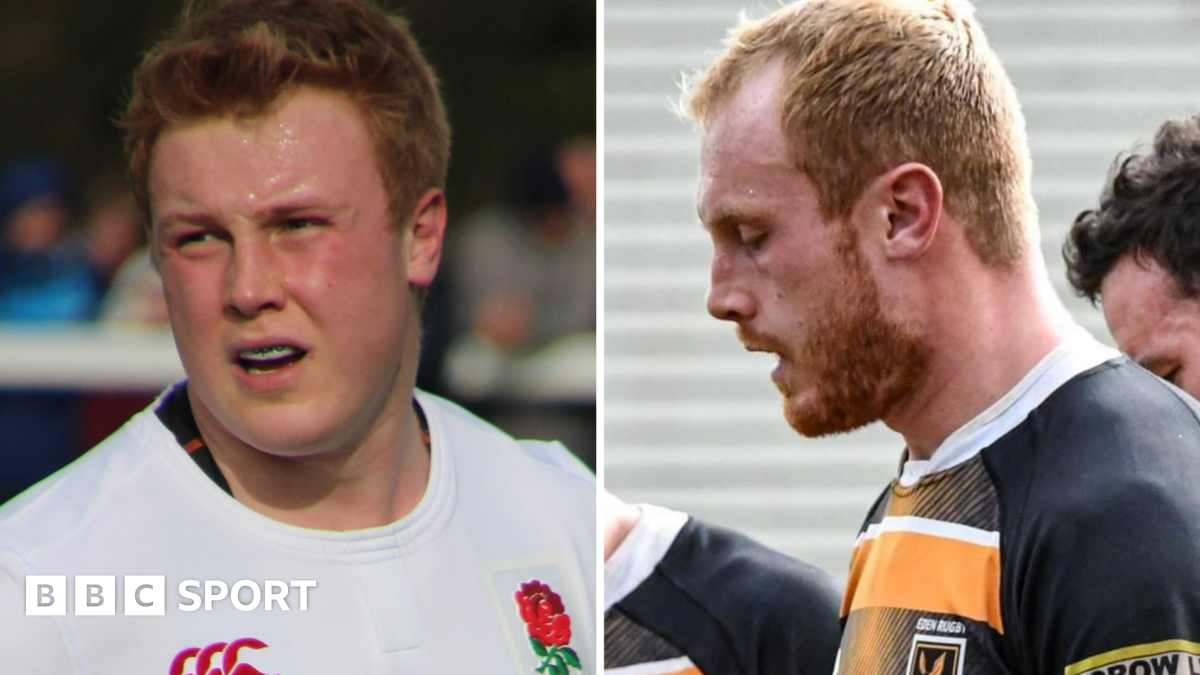 Tom Rowland playing for England Under-18s