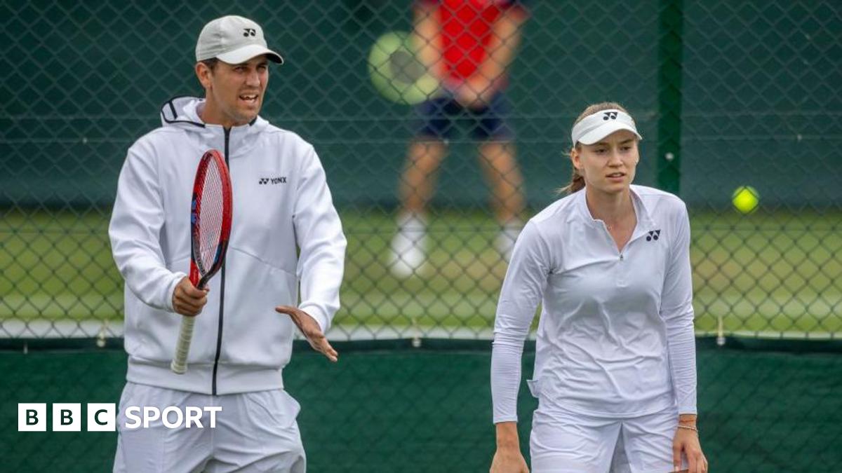 Elena Rybakina and Stefano Vukov