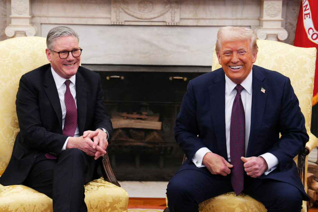 WATCH: Trump meets with UK leader Starmer, receives invite from King Charles III to visit Scotland