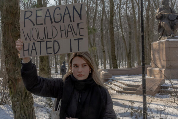 Rare Protest at U.S. Embassy in Ukraine Reflects Fears Over Trump
