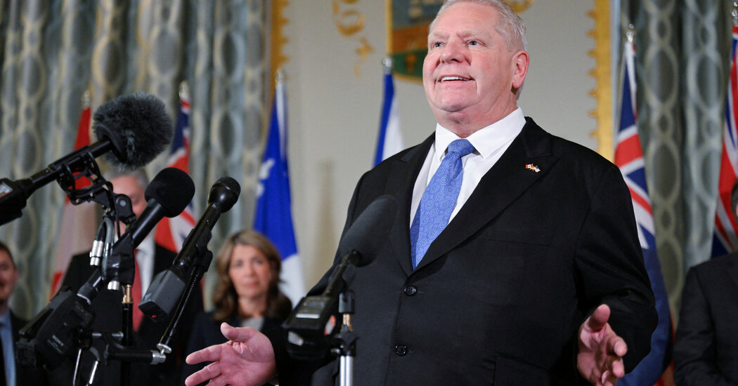 Doug Ford Wins in Ontario in Vote Pitched as Fight Against Trump