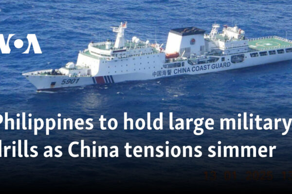 Philippines to hold large military drills as China tensions simmer